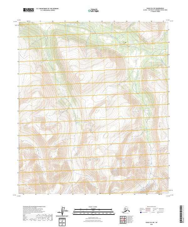 Eagle B-6 SW, AK — USGS 7.5-minute topo (2024)