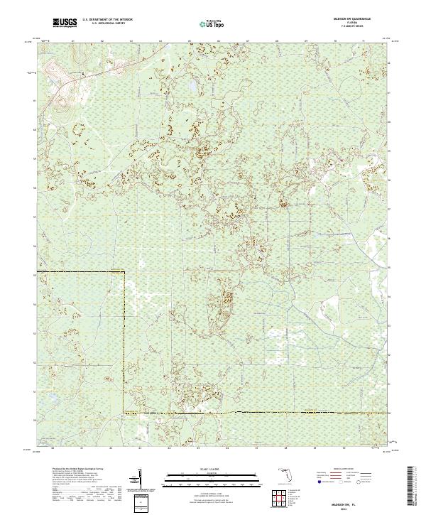 Madison SW, FL — USGS 7.5-minute topo (2024)