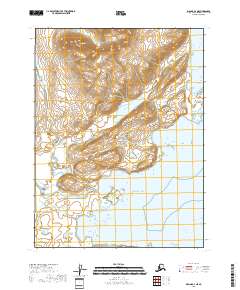 Iliamna A-4 NE, AK — USGS 7.5-minute topo (2018)