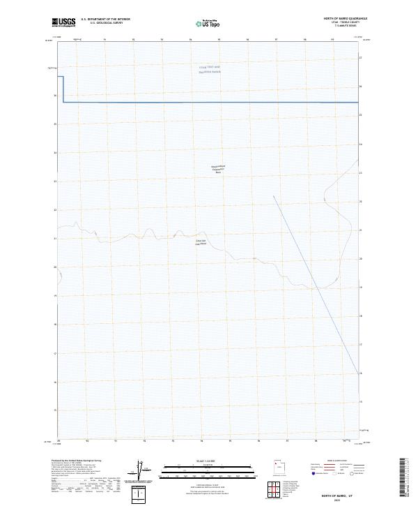 North of Barro, UT — USGS 7.5-minute topo (2023)