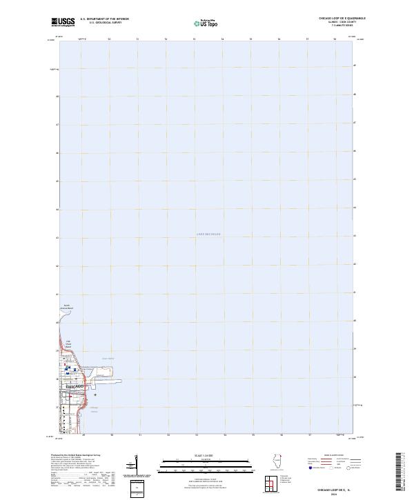 Chicago Loop OE E, IL — USGS 7.5-minute topo (2024)