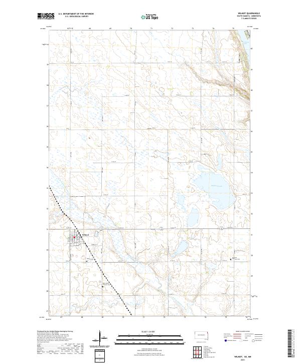 Wilmot, SD-MN — USGS 7.5-minute topo (2021)
