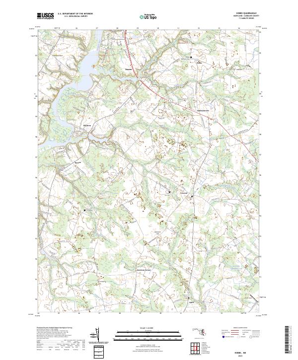 Hobbs, MD — USGS 7.5-minute topo (2023)