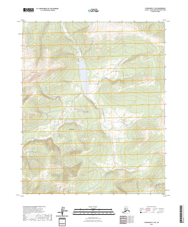 Livengood C-3 SW, AK — USGS 7.5-minute topo (2024)