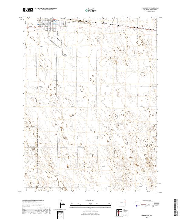 Yuma South, CO — USGS 7.5-minute topo (2022)