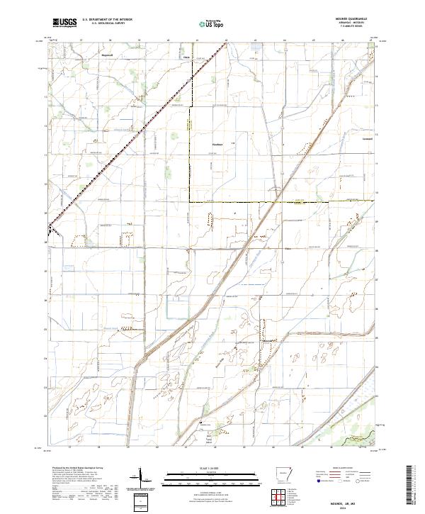 Mounds, AR-MO — USGS 7.5-minute topo (2024)