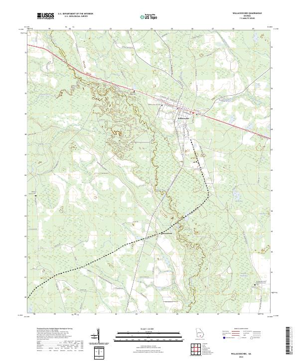 Willacoochee, GA — USGS 7.5-minute topo (2024)