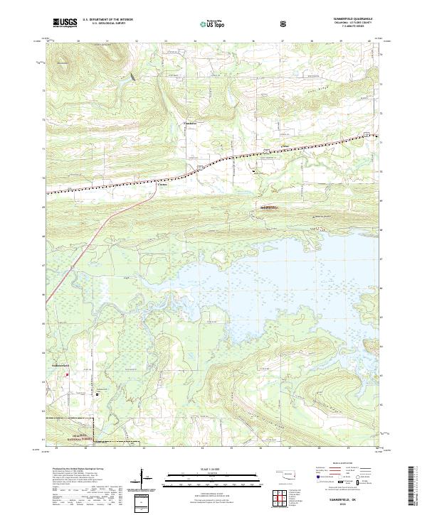 Summerfield, OK — USGS 7.5-minute topo (2022)