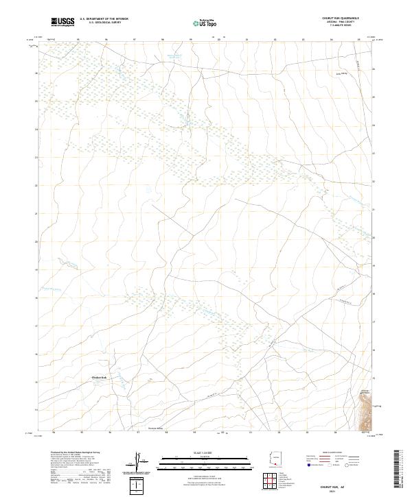 Chukut Kuk, AZ — USGS 7.5-minute topo (2021)