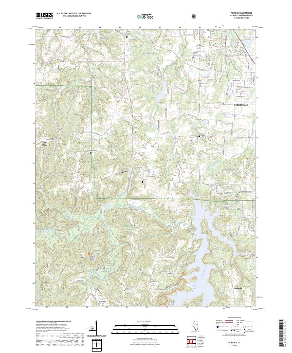 Pomona, IL — USGS 7.5-minute topo (2024)