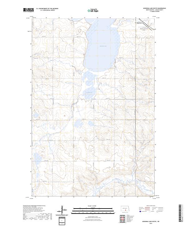 McKenna Lake South, ND — USGS 7.5-minute topo (2024)