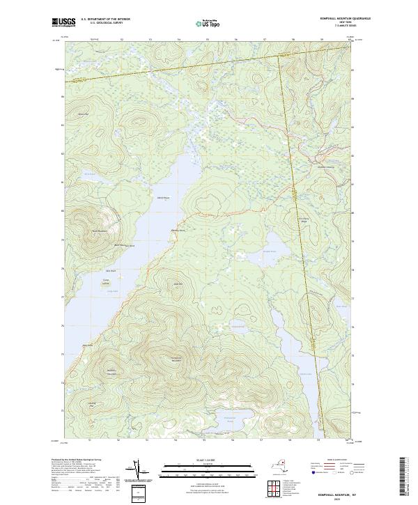 Kempshall Mountain, NY — USGS 7.5-minute topo (2023)