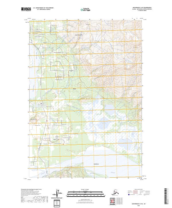 Anchorage C-6 SE, AK — USGS 7.5-minute topo (2023)