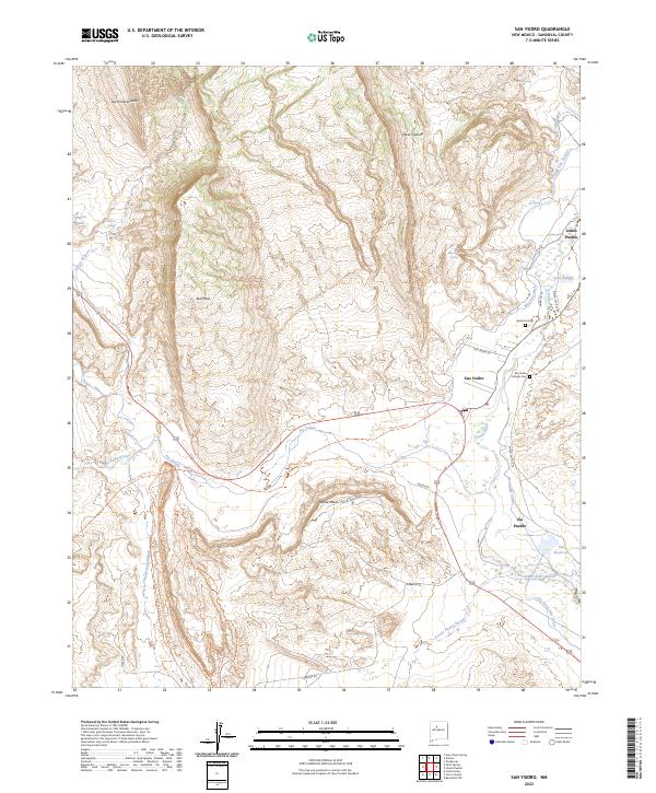 San Ysidro, NM — USGS 7.5-minute topo (2023)