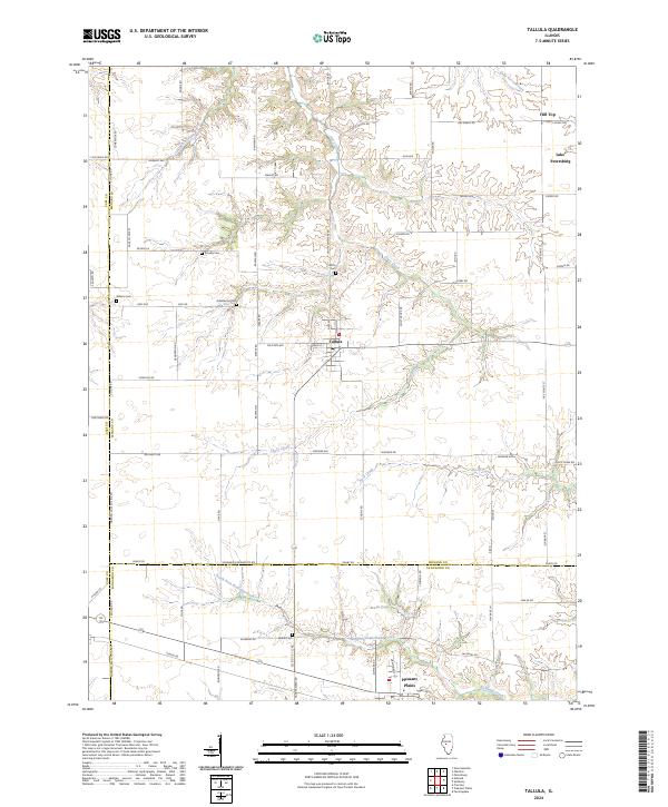 Tallula, IL — USGS 7.5-minute topo (2024)