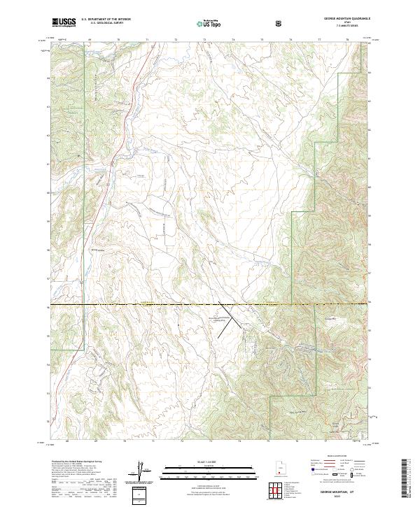 George Mountain, UT — USGS 7.5-minute topo (2023)