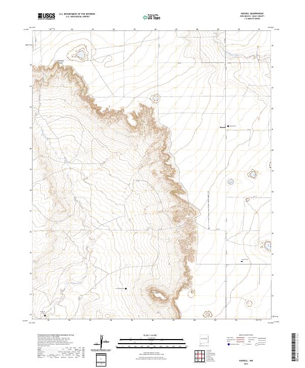 Hassell, NM — USGS 7.5-minute topo (2023)