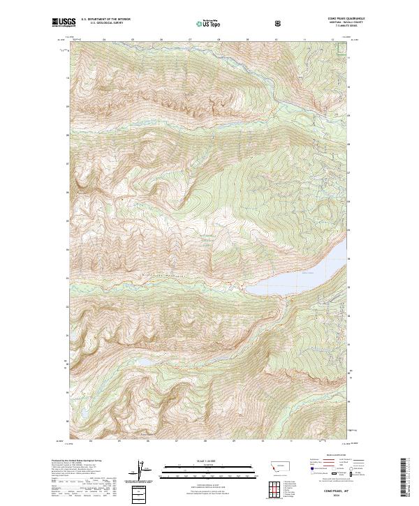 Como Peaks, MT — USGS 7.5-minute topo (2024)