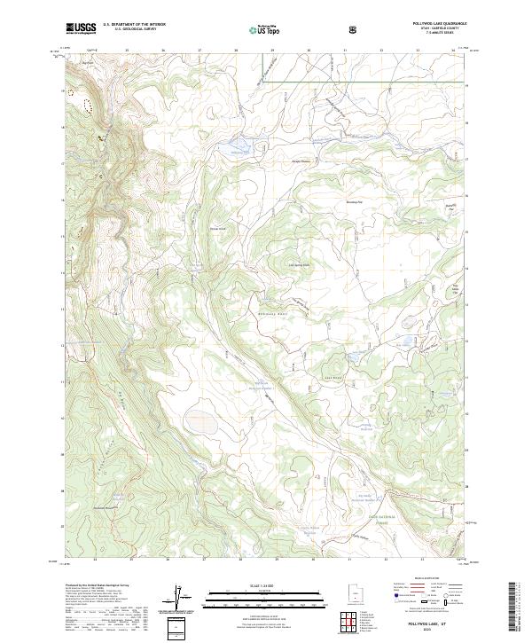 Pollywog Lake, UT — USGS 7.5-minute topo (2023)