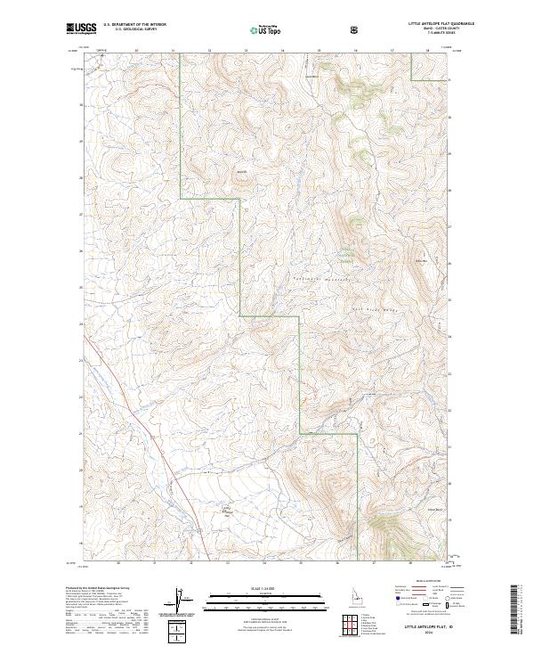 Little Antelope Flat, ID — USGS 7.5-minute topo (2024)