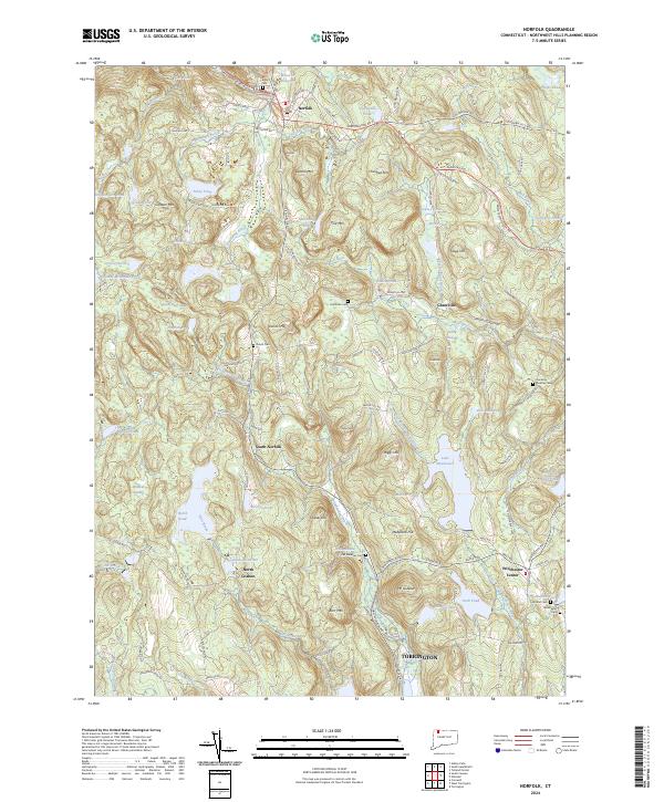 Norfolk, CT — USGS 7.5-minute topo (2024)