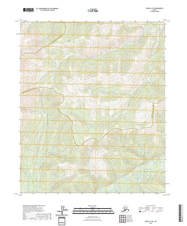 Circle A-4 SE, AK — USGS 7.5-minute topo (2024)
