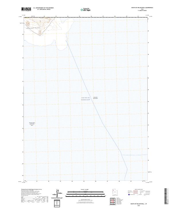 South of Keller Well, UT — USGS 7.5-minute topo (2023)