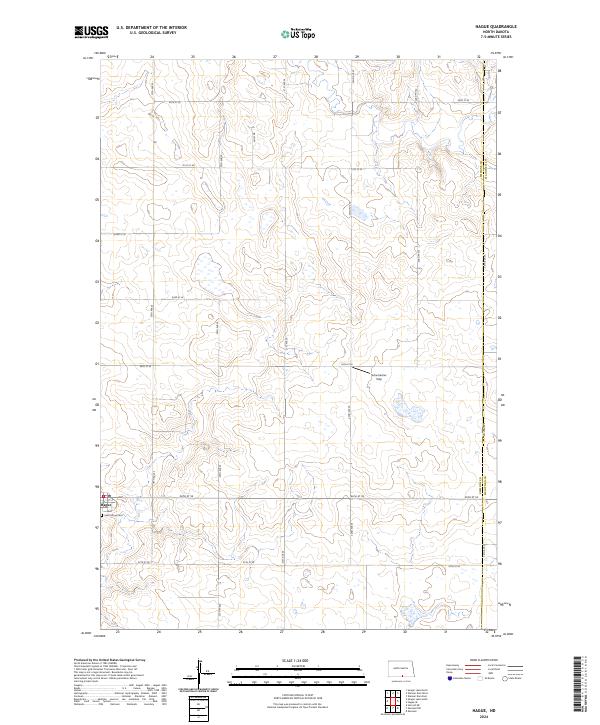 Hague, ND — USGS 7.5-minute topo (2024)