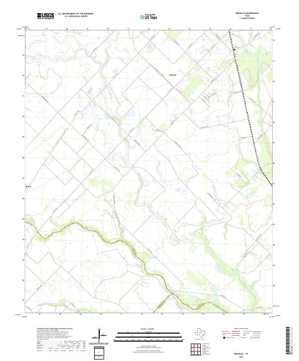 Rexville, TX — USGS 7.5-minute topo (2022)