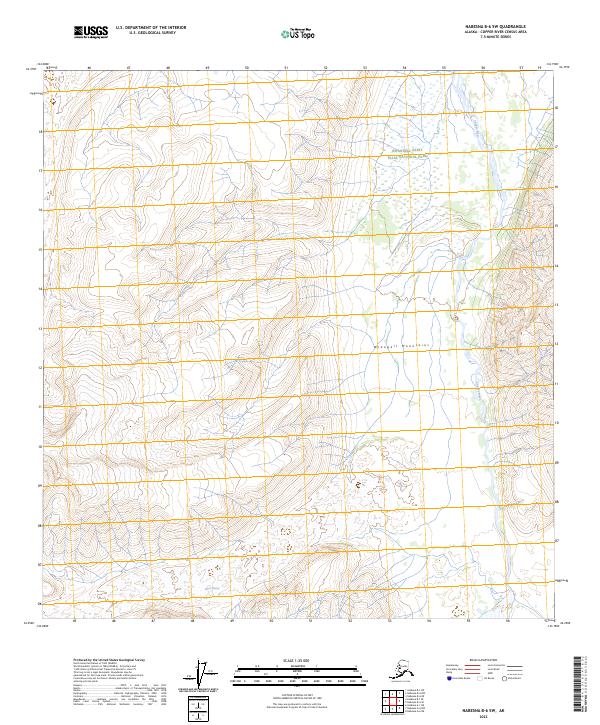 Nabesna B-6 SW, AK — USGS 7.5-minute topo (2023)