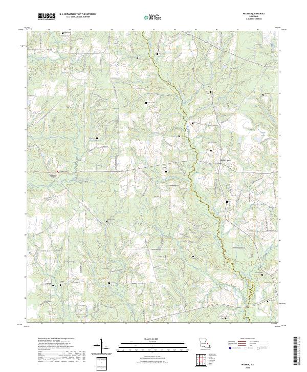 Wilmer, LA — USGS 7.5-minute topo (2024)