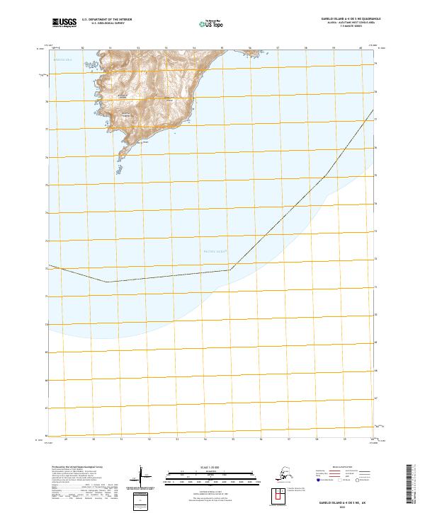 Gareloi Island A-4 OE S NE, AK — USGS 7.5-minute topo (2021)
