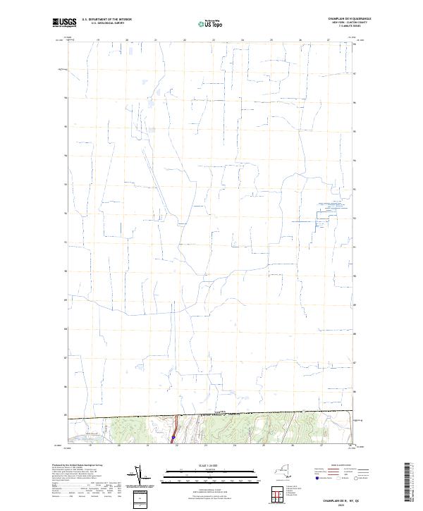 Champlain OE N, NY-QC — USGS 7.5-minute topo (2023)
