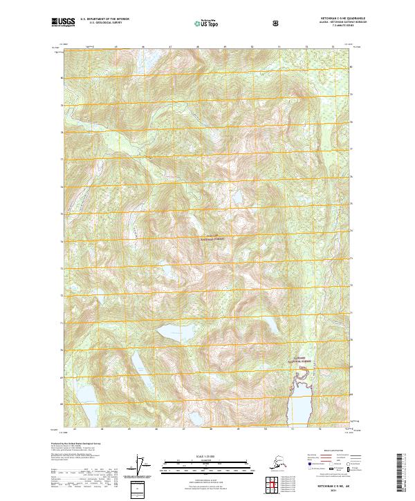Ketchikan C-5 NE, AK — USGS 7.5-minute topo (2021)