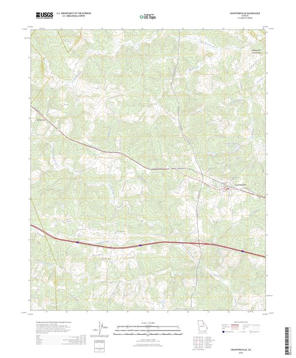 Crawfordville, GA — USGS 7.5-minute topo (2026)