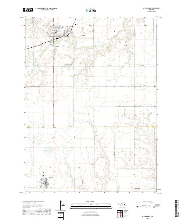 Stromsburg, NE — USGS 7.5-minute topo (2021)