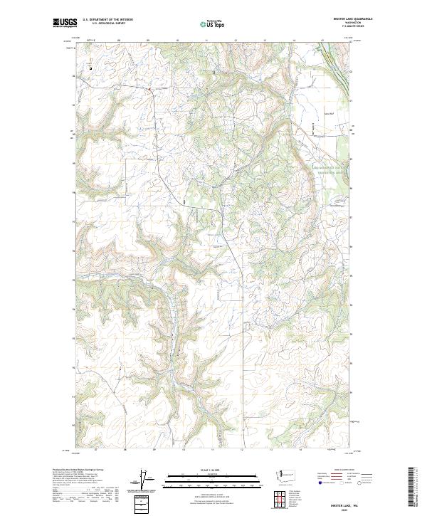 Inkster Lake, WA — USGS 7.5-minute topo (2023)