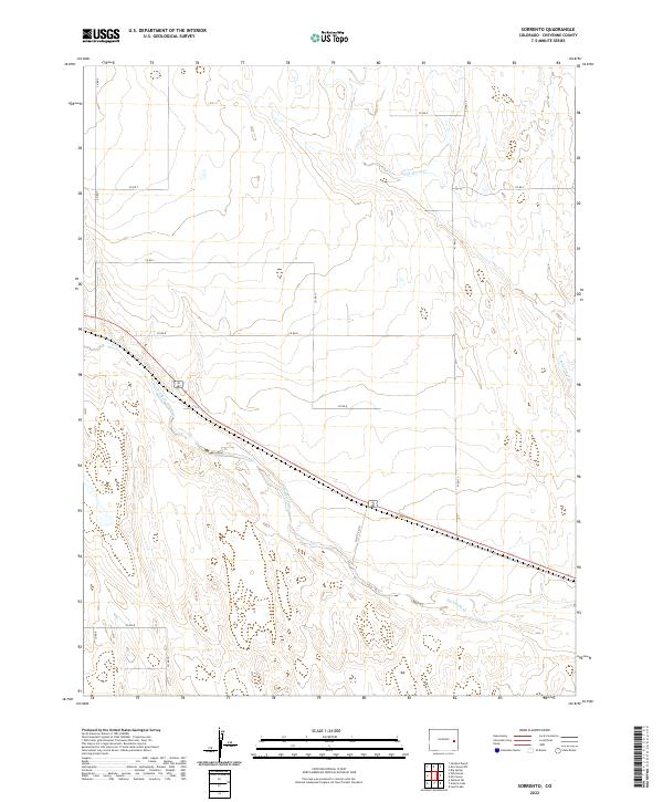 Sorrento, CO — USGS 7.5-minute topo (2022)