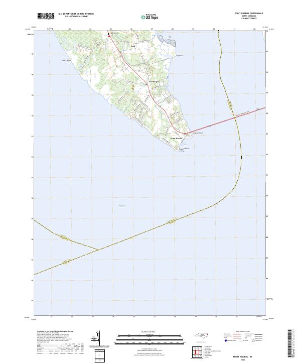 Point Harbor, NC — USGS 7.5-minute topo (2022)