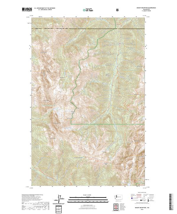 Mount Deception, WA — USGS 7.5-minute topo (2023)
