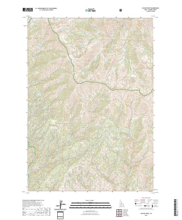 Cayuse Point, ID — USGS 7.5-minute topo (2023)