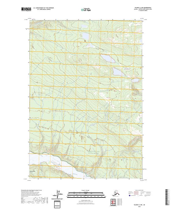Valdez C-2 NE, AK — USGS 7.5-minute topo (2023)