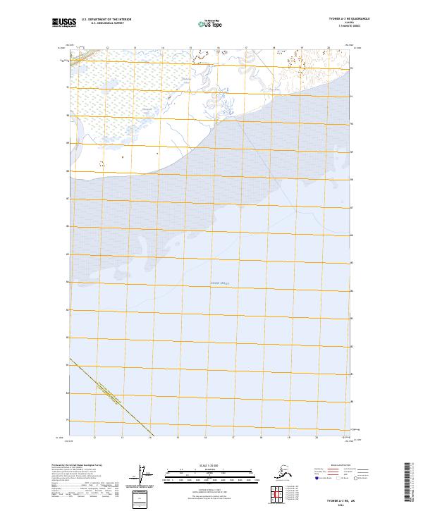 Tyonek A-3 NE, AK — USGS 7.5-minute topo (2024)