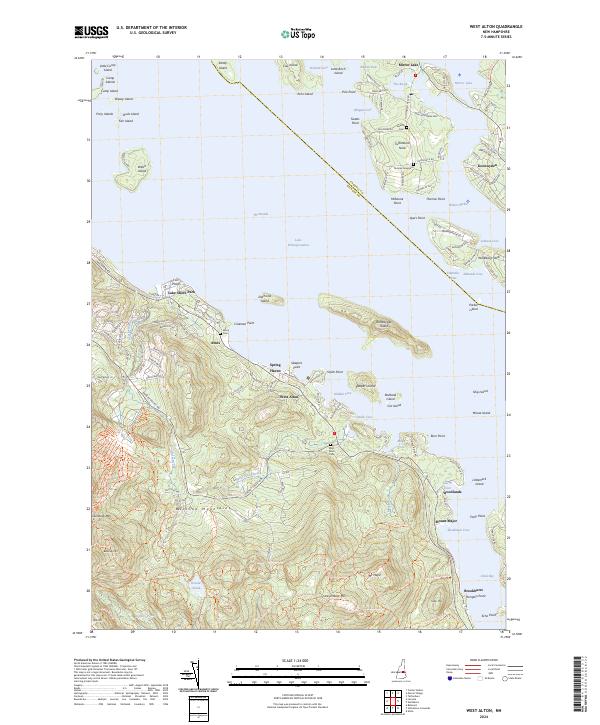 West Alton, NH — USGS 7.5-minute topo (2024)