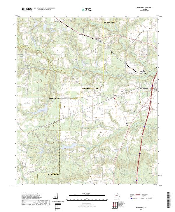 Perry West, GA — USGS 7.5-minute topo (2024)