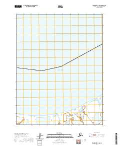 Teshekpuk D-1 NW, AK — USGS 7.5-minute topo (2020)