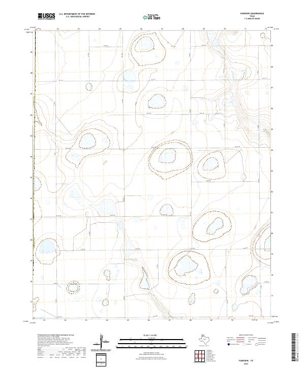 Fairview, TX — USGS 7.5-minute topo (2022)