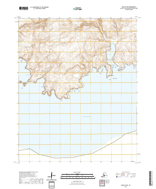 Adak B-4 NW, AK — USGS 7.5-minute topo (2021)