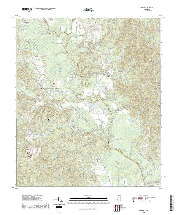 Hopewell, MS — USGS 7.5-minute topo (2024)
