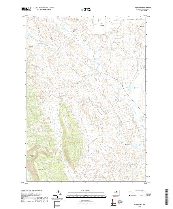 Mayoworth, WY — USGS 7.5-minute topo (2021)